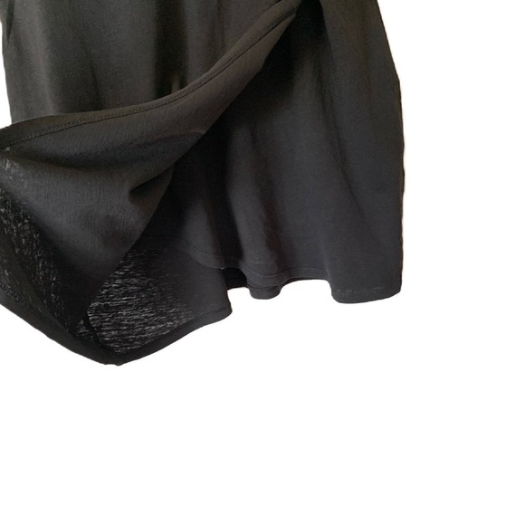 PAM & GELA REVOLVE Cotton LINEN Mini Black Tank T-Shirt Dress Size XS NEW - Picture 5 of 11